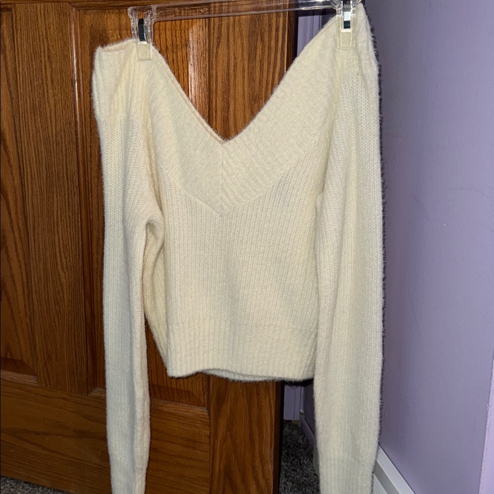 H&M Off-White Cozy Sweater